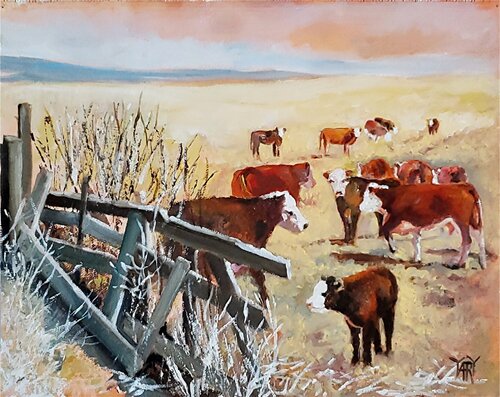 Big Sky Country, Montana by Jarmila Dluhos, Painting for Sale on Select