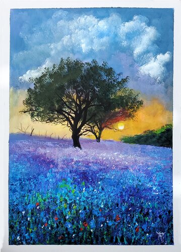 Dawn by Jarmila Dluhos, Painting for Sale on Select