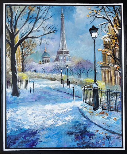 Whisper of Winter by Jarmila Dluhos, Painting for Sale on Select
