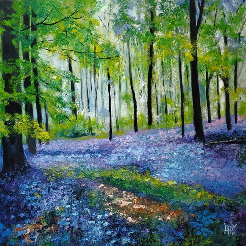 Where Tranquility Settles by Jarmila Dluhos, Painting for Sale on Select