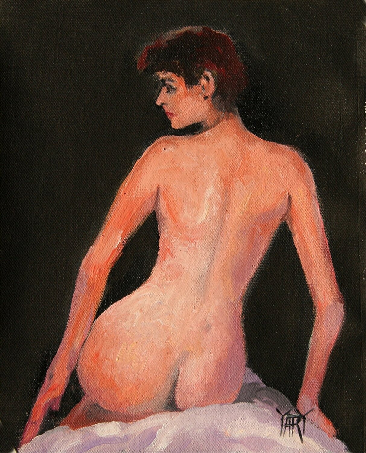 Allurement Jarmila Dluhos Original painting for sale