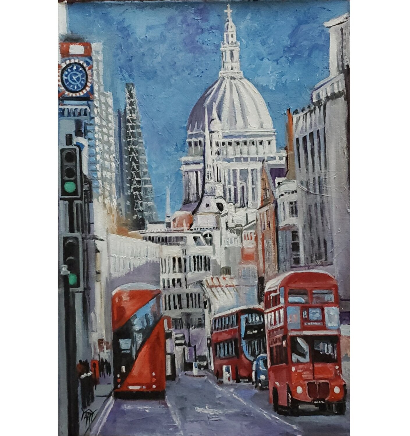 14:25 Jarmila Dluhos Original painting for sale
