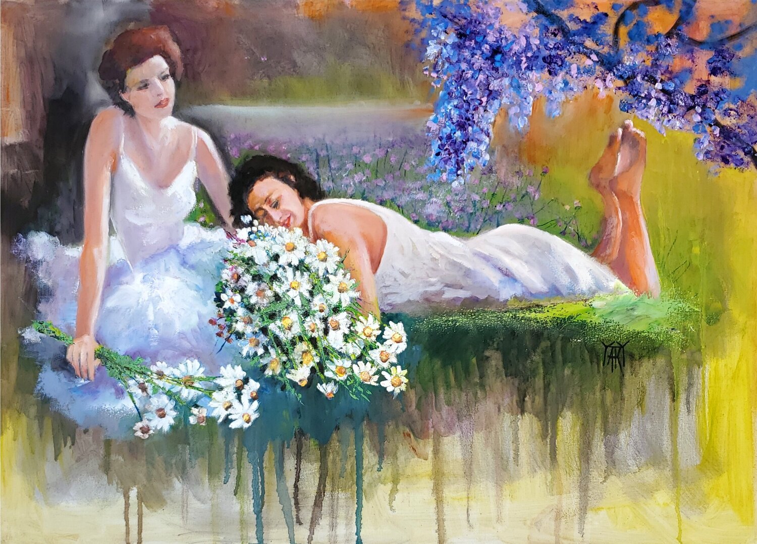 Summer Jarmila Dluhos Original painting for sale