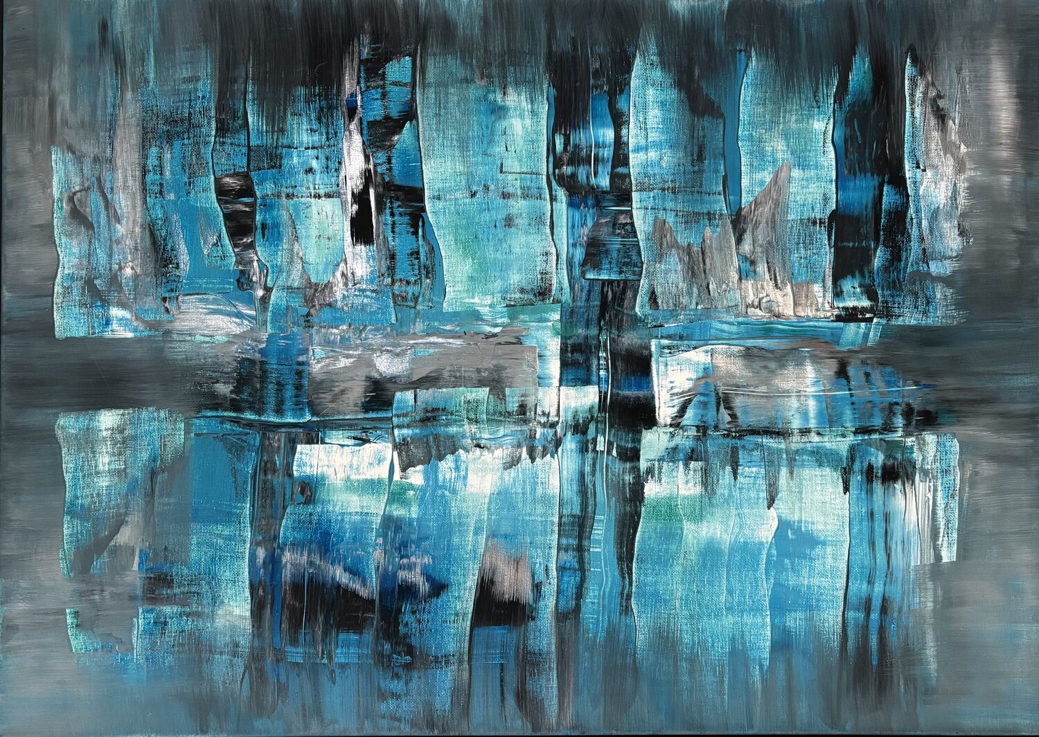 Blue Chamber Sasa Ley Original painting for sale