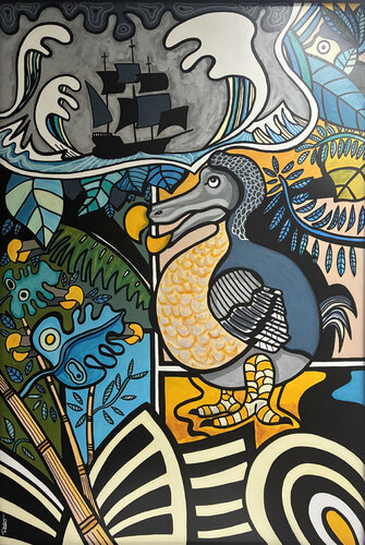 Le cauchemar du Dodo by Richard RASA, Painting for Sale on Select