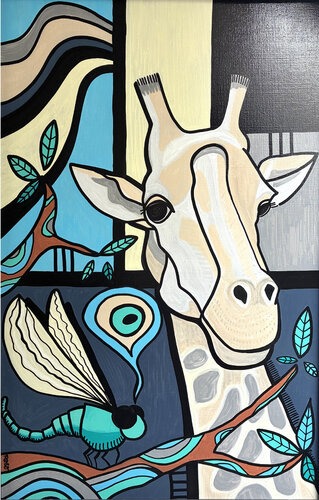 Au-dessus des arbres by Richard RASA, Painting for Sale on Select