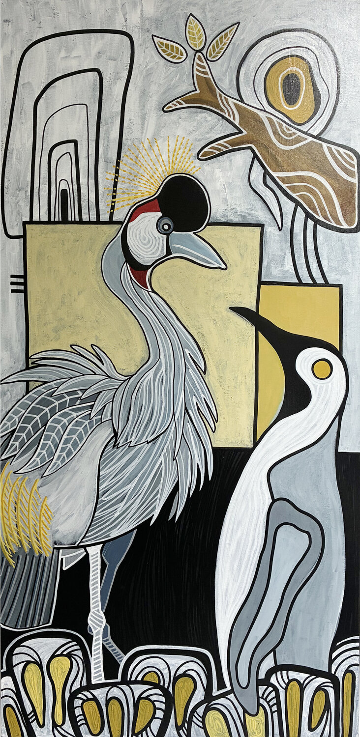Hey you ! Richard RASA Original painting for sale