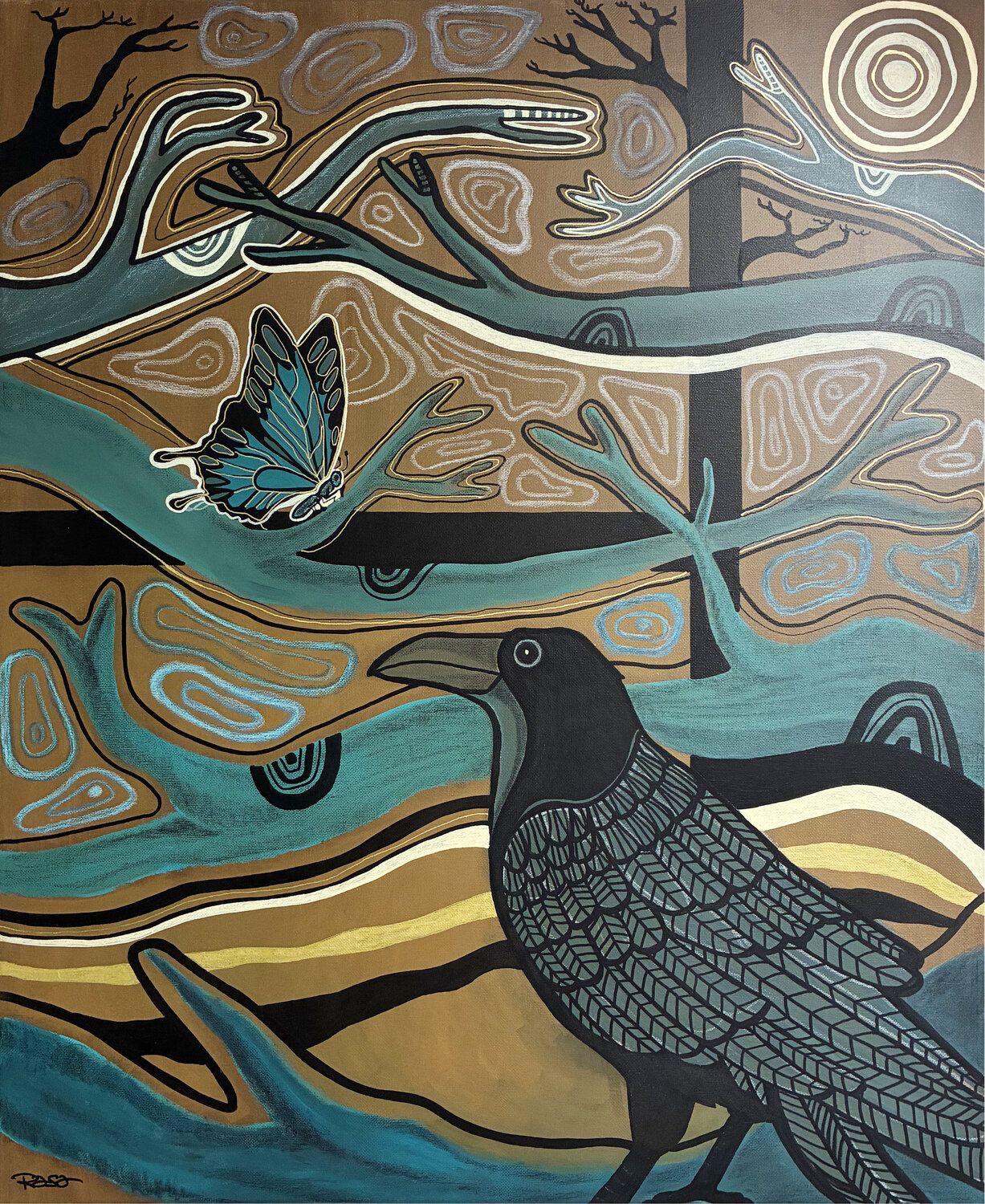 Êtres précieux Richard RASA Original painting for sale