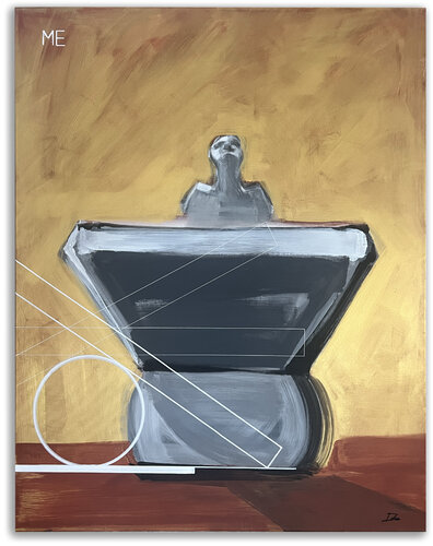 WAITING by Ido Vaginsky, Painting for Sale on Select