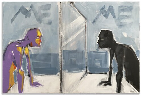 ME / ME by Ido Vaginsky, Painting for Sale on Select