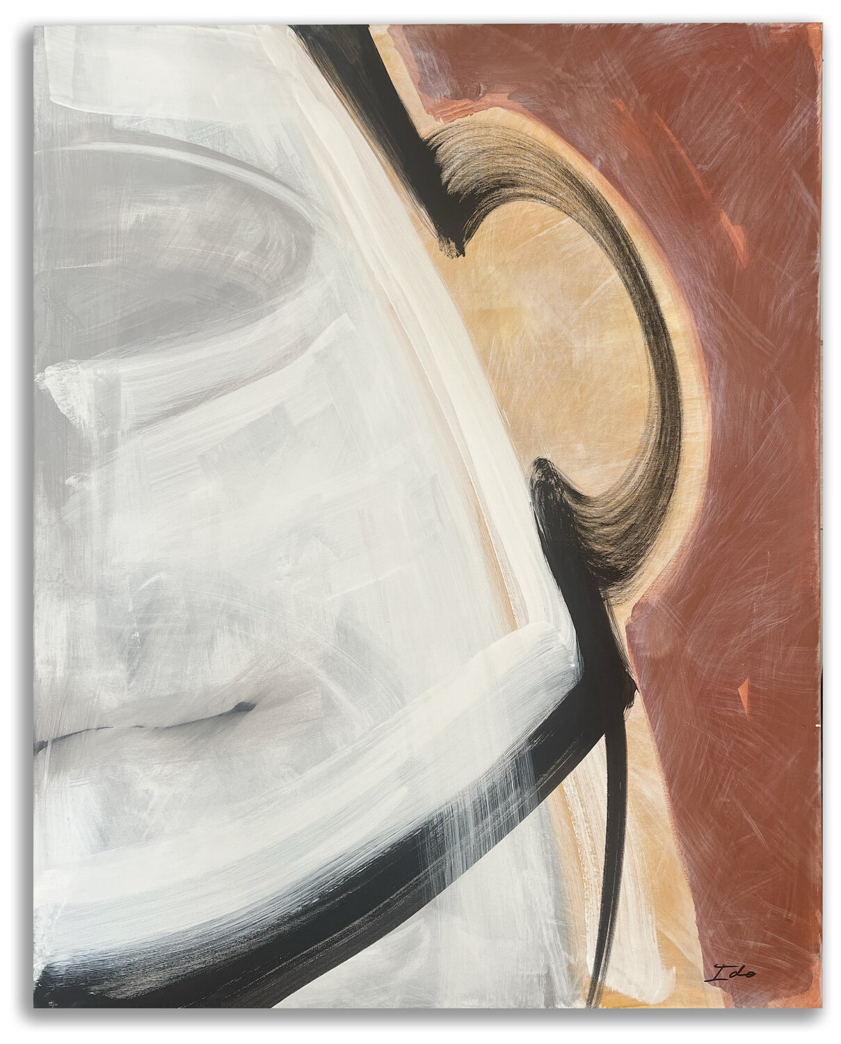 CHARACTER line Ido Vaginsky Original painting for sale