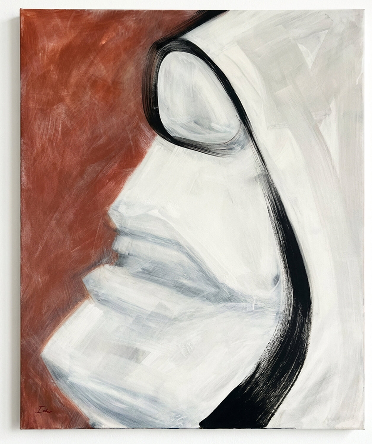 CHARACTER line Ido Vaginsky Original painting for sale