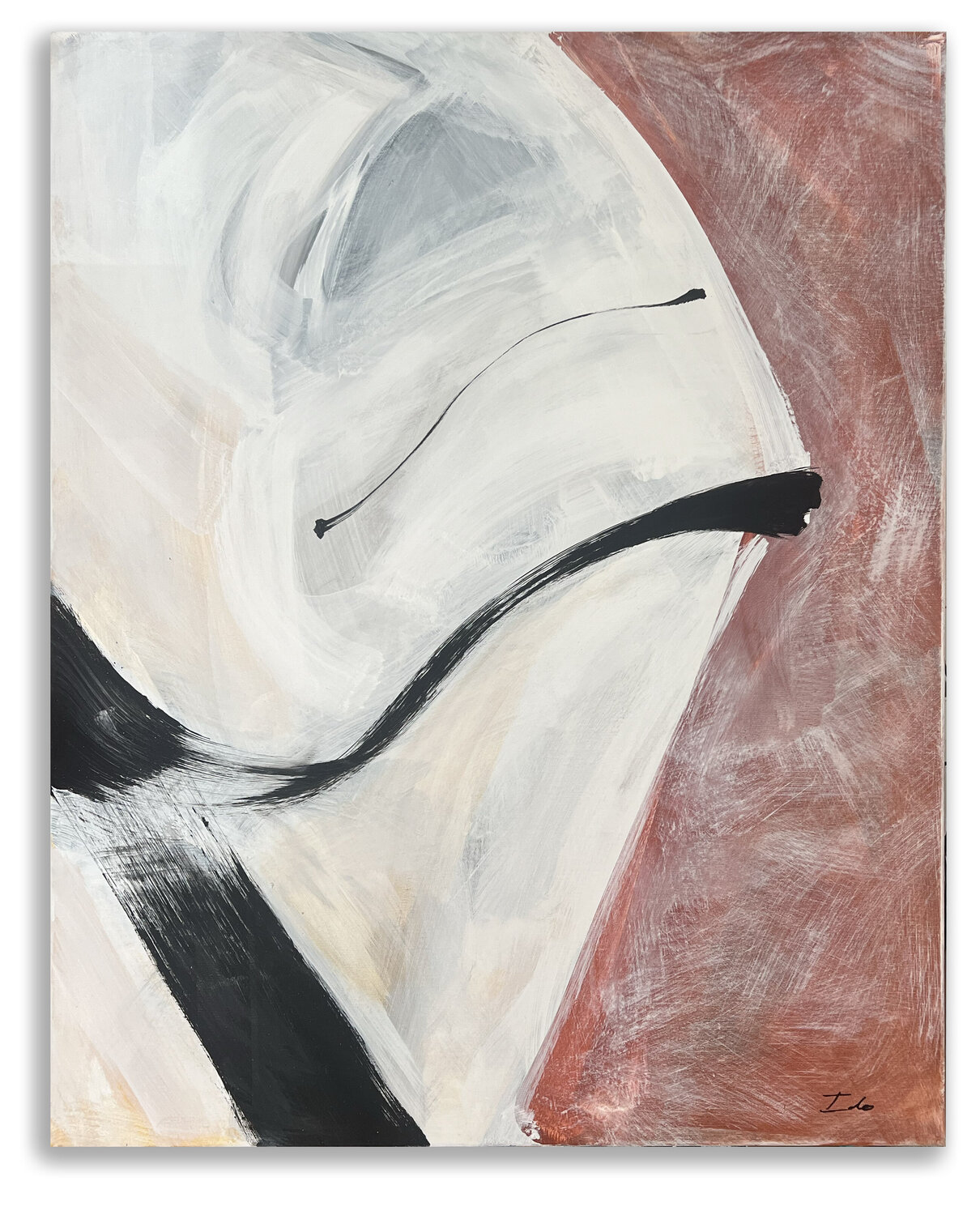 CHARACTER line Ido Vaginsky Original painting for sale