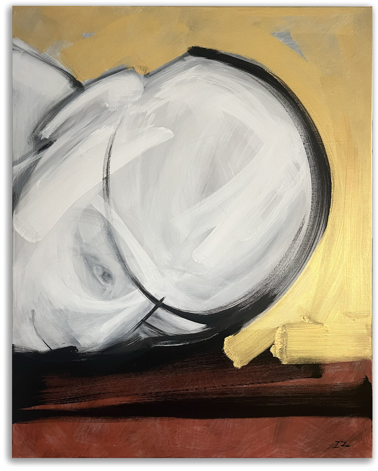CHARACTER line Ido Vaginsky Original painting for sale