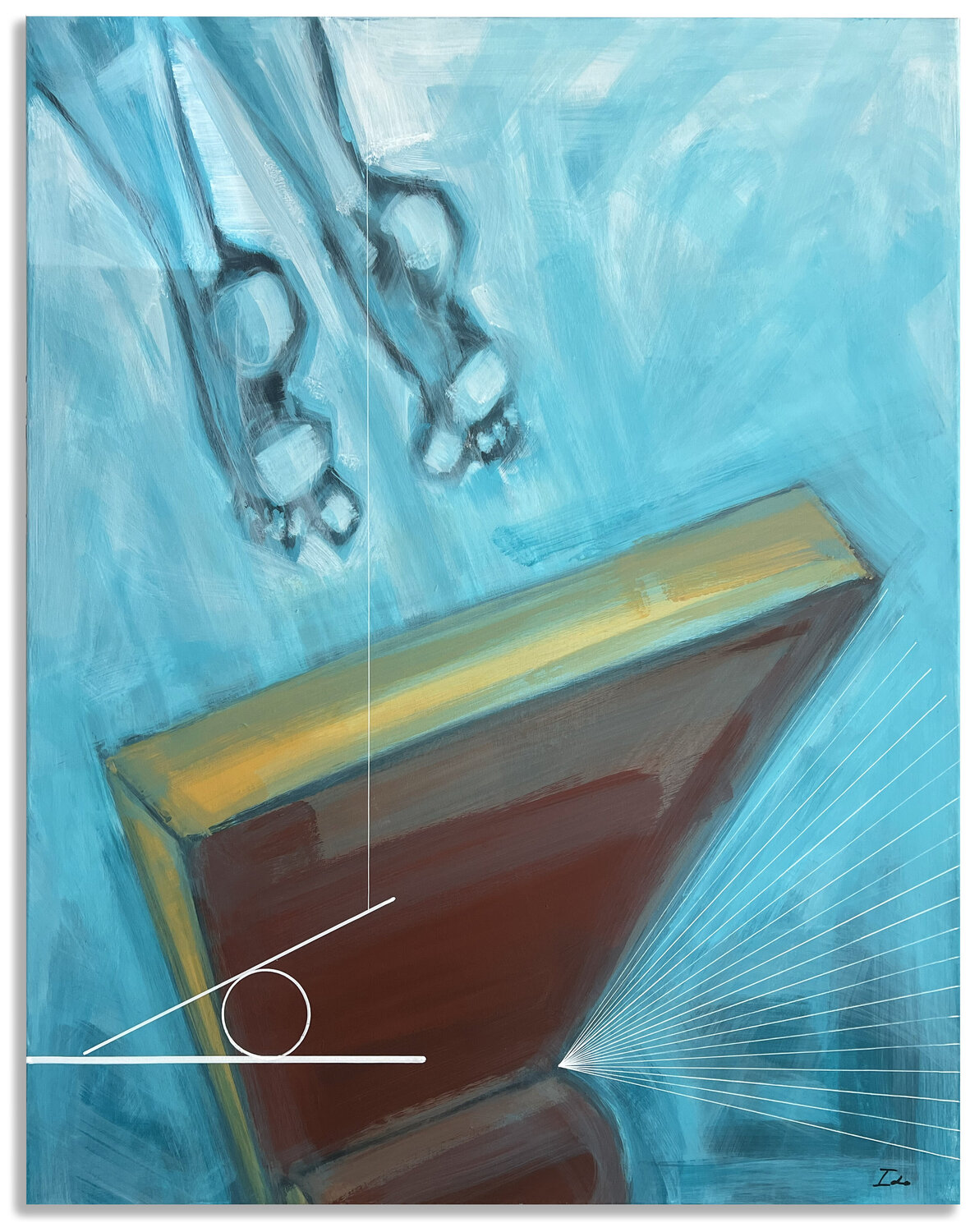 Starting Point Ido Vaginsky Original painting for sale