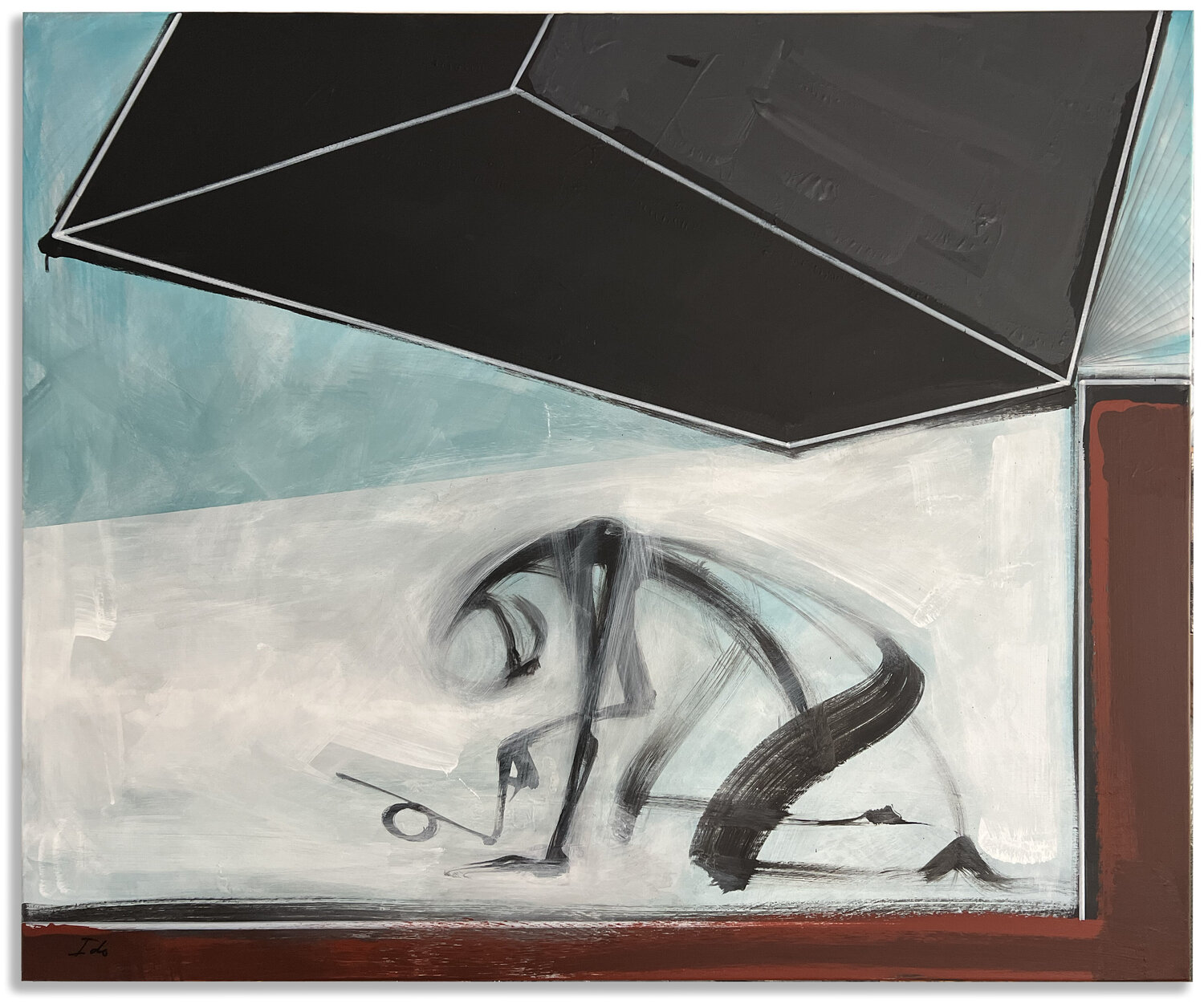 Wrong Angle Ido Vaginsky Original painting for sale