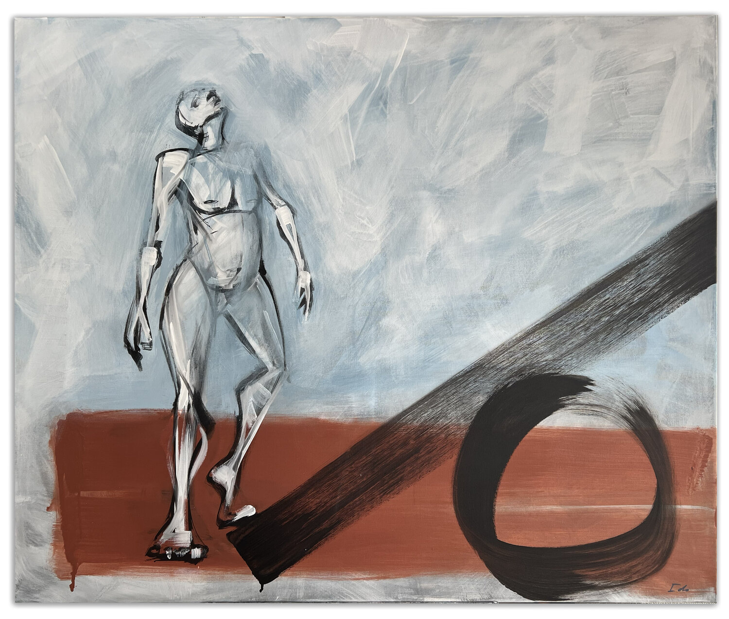 THE DECISION Ido Vaginsky Original painting for sale