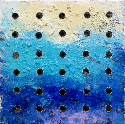 Beneath the illusion - Peace II by Olivera Cavric, Painting for Sale on Select