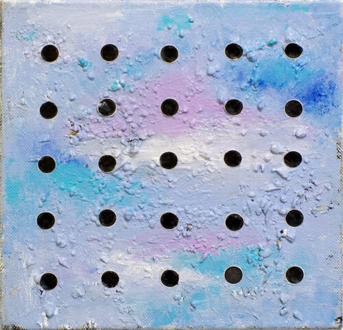 Beneath the illusion - Peace III by Olivera Cavric, Painting for Sale on Select