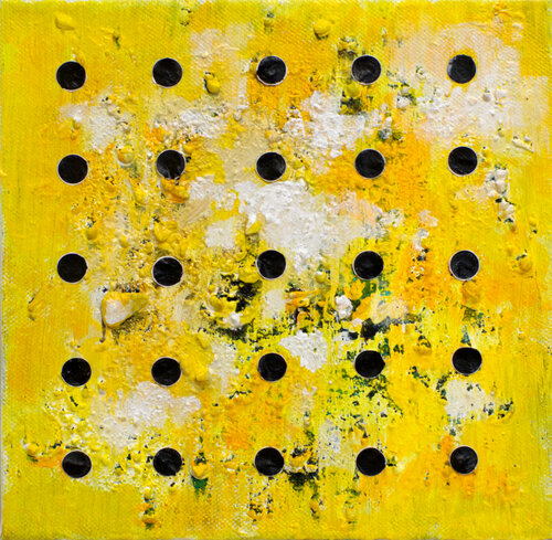 Beneath the illusion - Peace IV by Olivera Cavric, Painting for Sale on Select