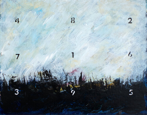 Countdown 5 by Olivera Cavric, Painting for Sale on Select