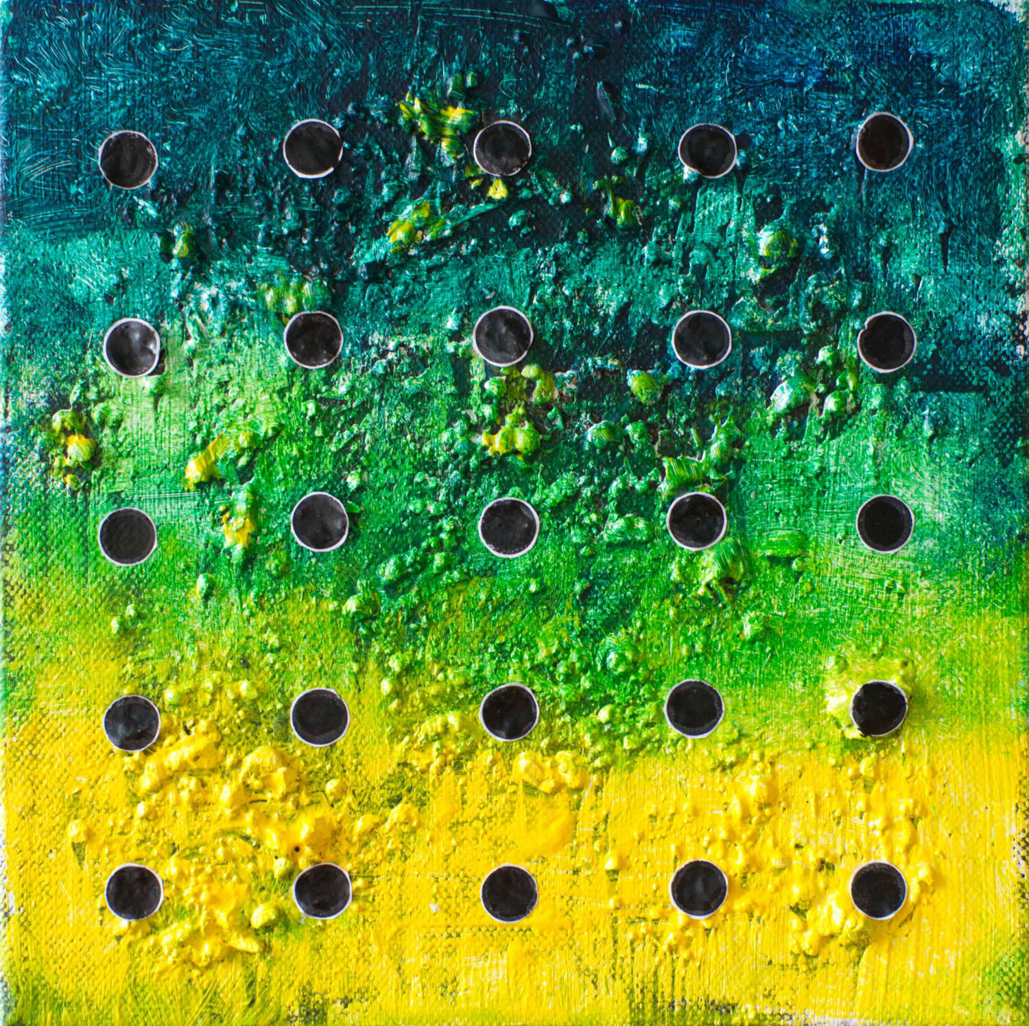 Beneath the illusion - Peace I Olivera Cavric Original painting for sale