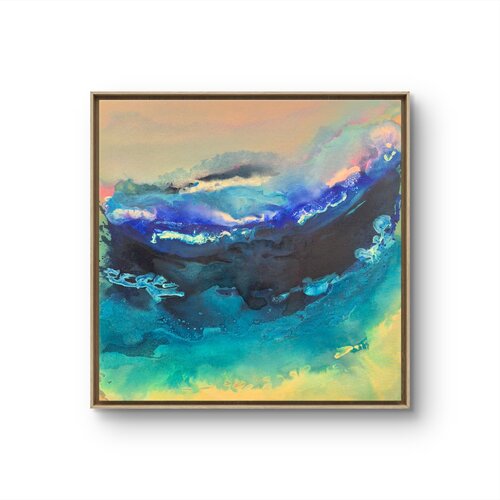 Zwischen Licht und Grund by Claude Schwidrik-Grebe, Painting for Sale on Select