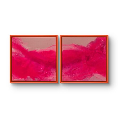 Unbound Tide: Inner Current I & II by Claude Schwidrik-Grebe, Painting for Sale on Select