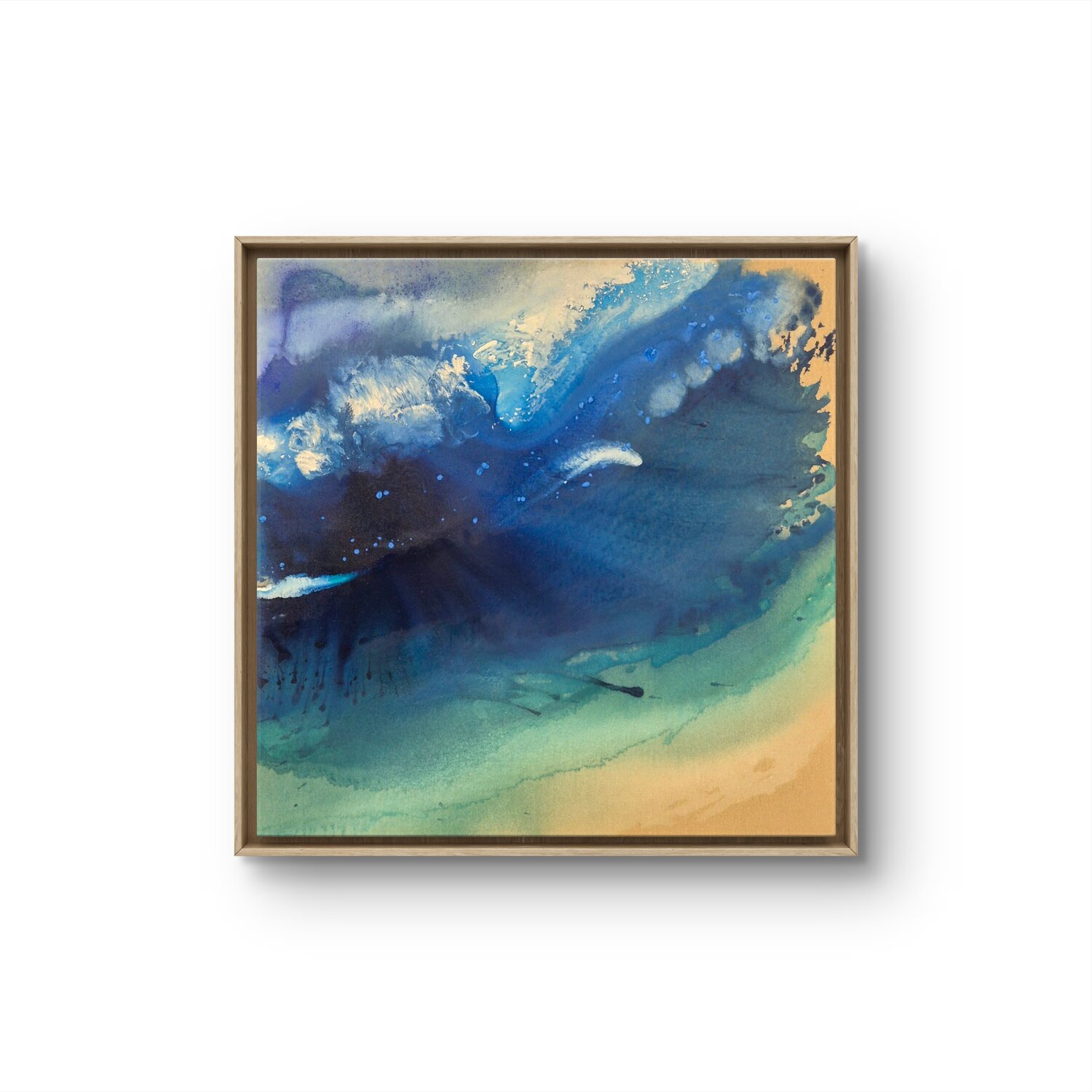Drift of the Blue II Claude Schwidrik-Grebe Original painting for sale