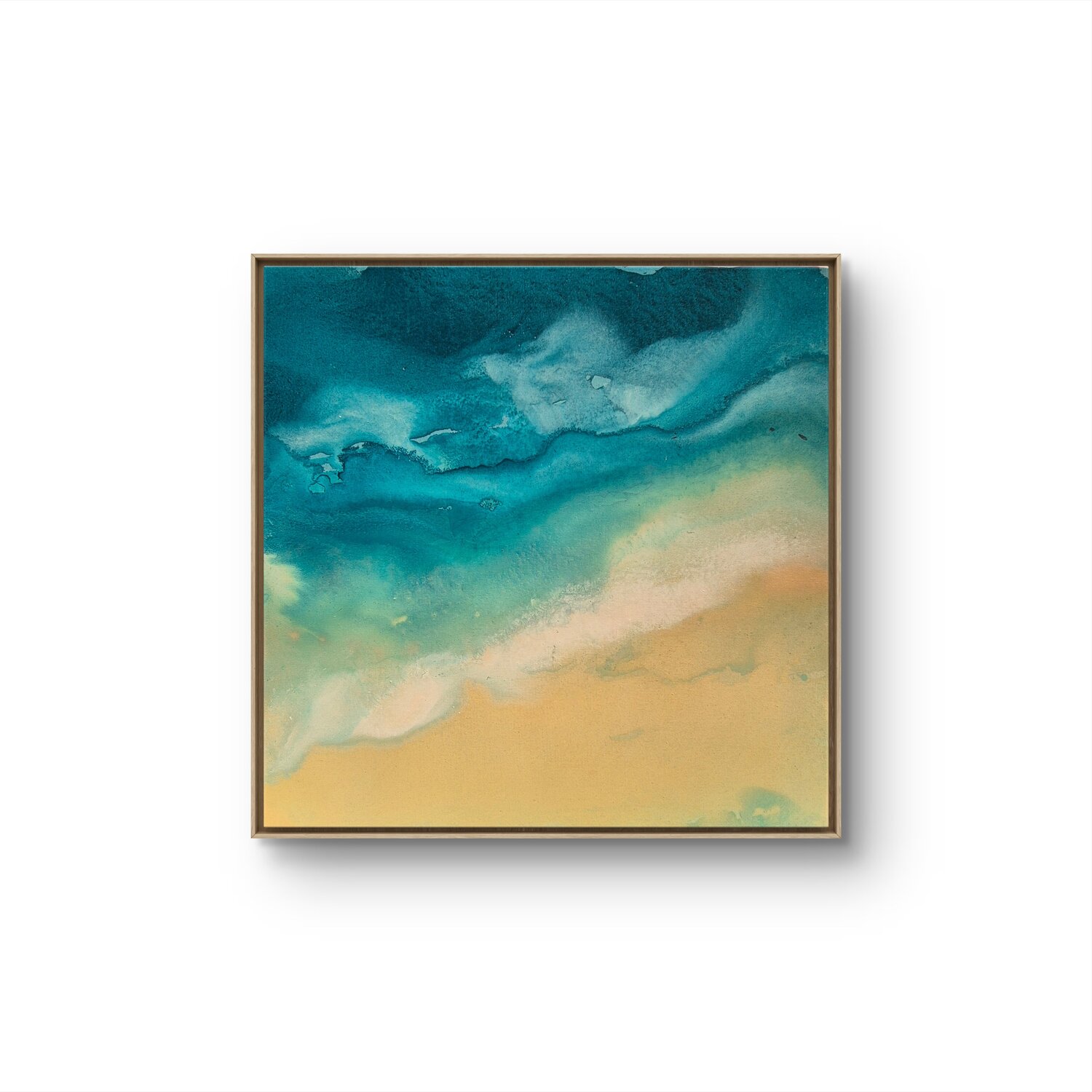 After the noise: Atlantic Soul - Clear Water Claude Schwidrik-Grebe Original painting for sale