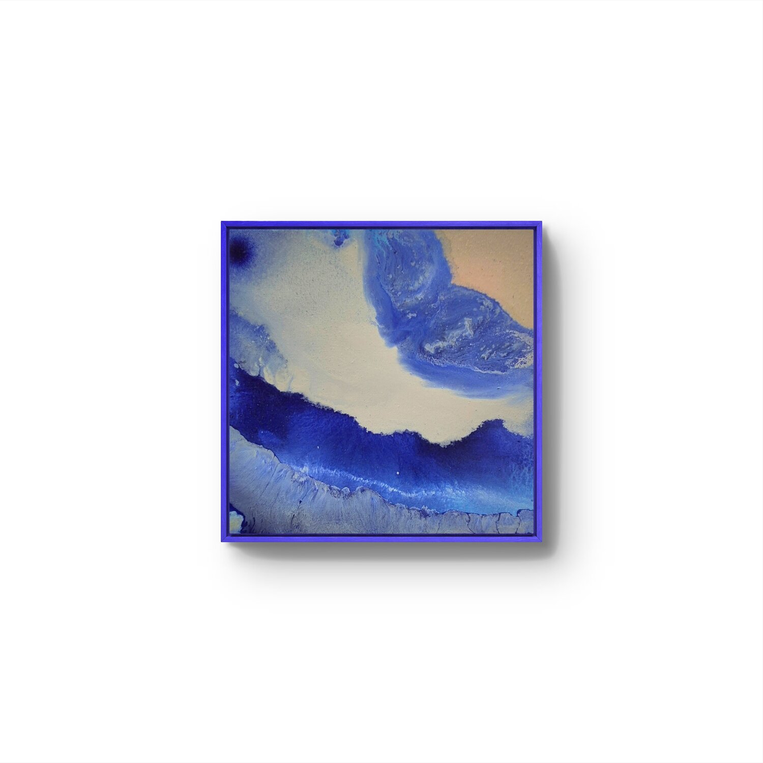 Unbound Blue: Blue Silence Claude Schwidrik-Grebe Original painting for sale