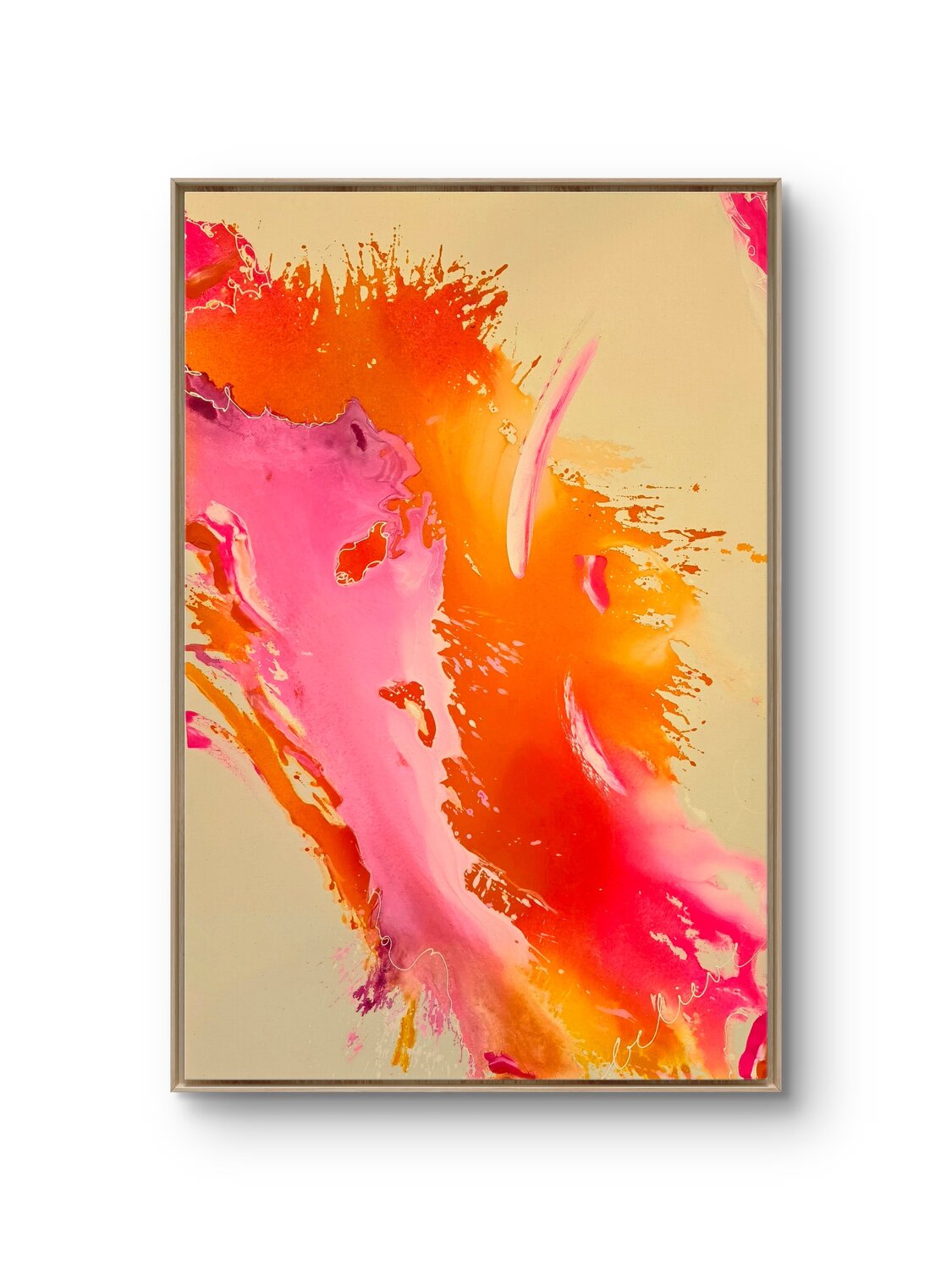 BELIEVE Claude Schwidrik-Grebe Original painting for sale