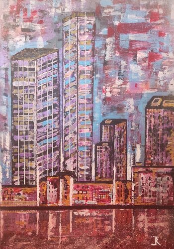 SKYLINE by jacopo rizzo, Painting for Sale on Select