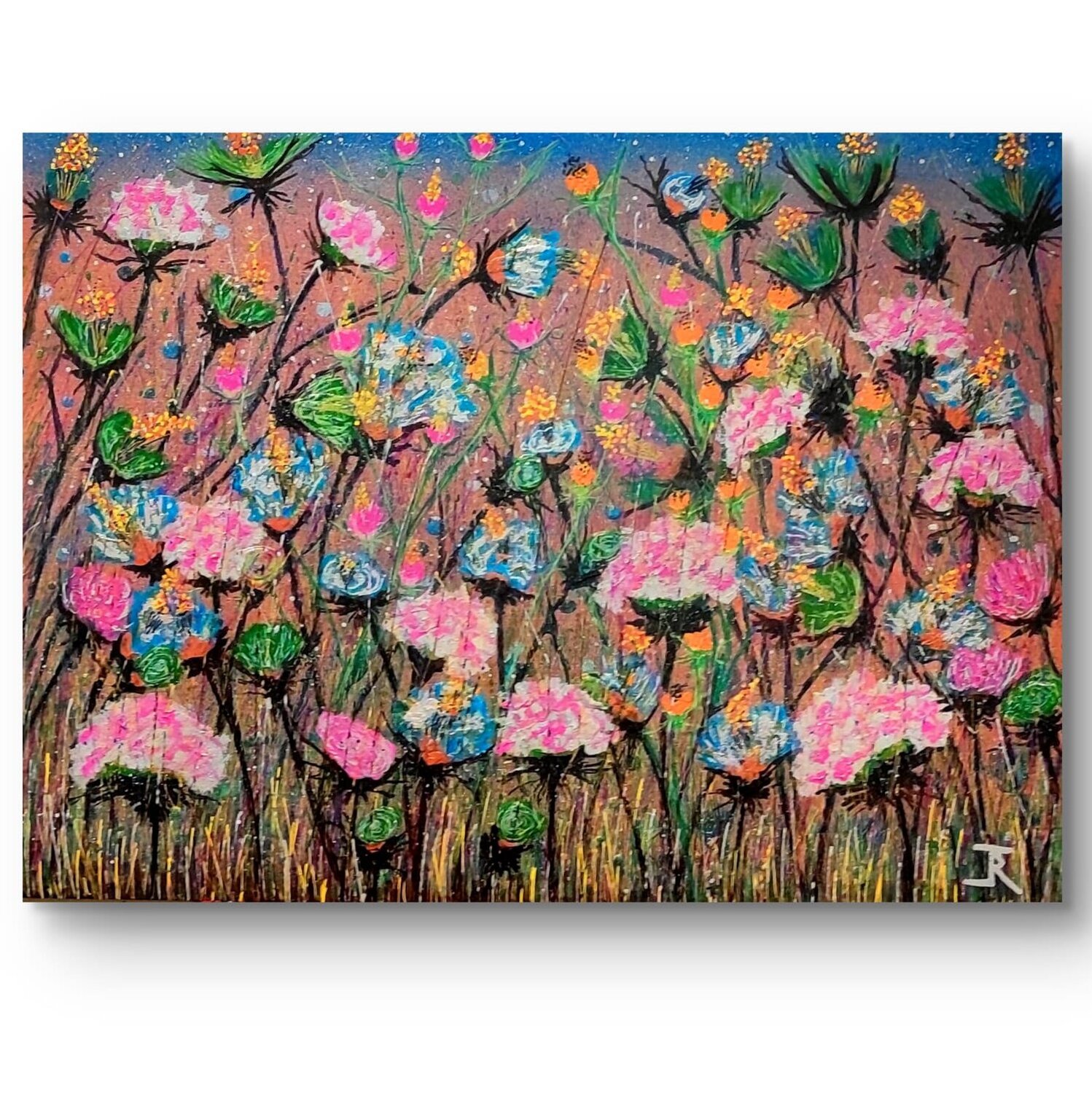 FLORES jacopo rizzo Original painting for sale