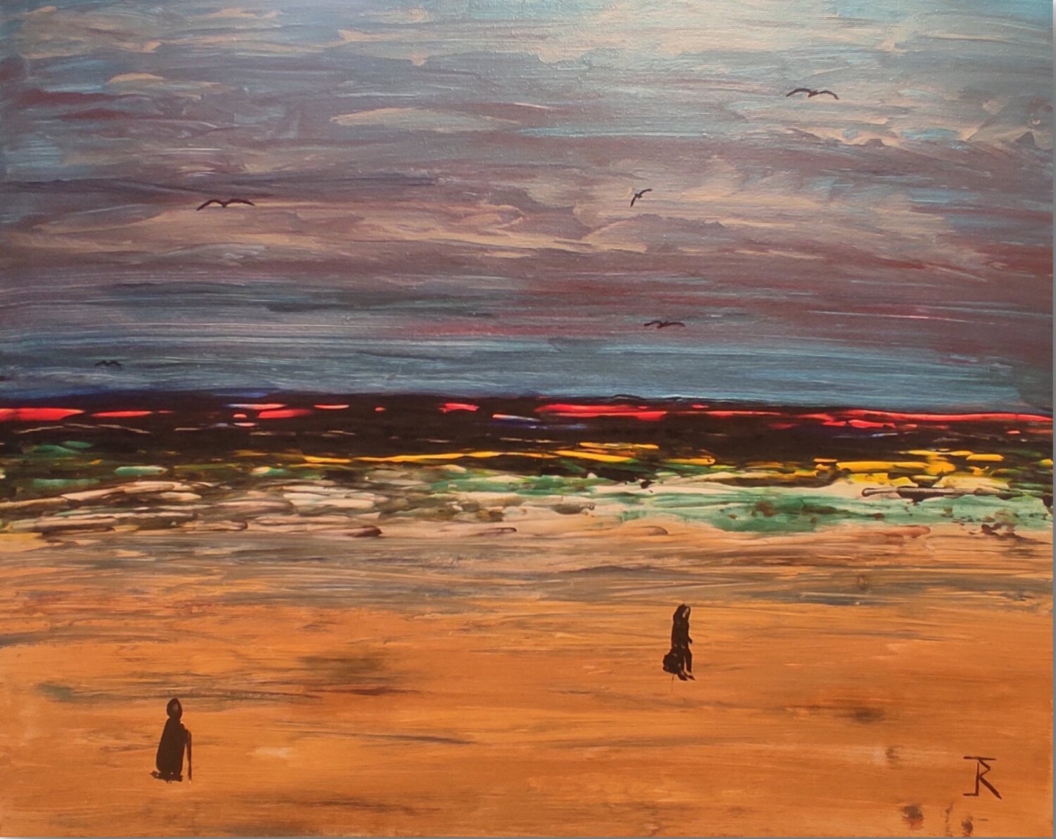 AD OGNUNA IL SUO ORIZZONTE jacopo rizzo Original painting for sale