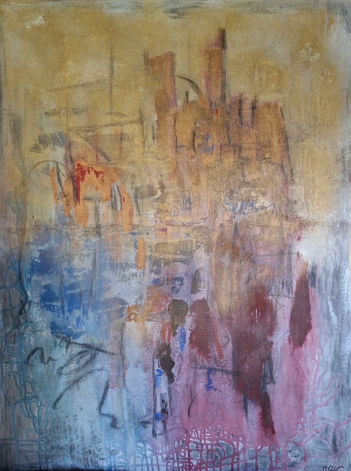 "SYMPHONY OF TIME" Irena Grazuliene Original painting for sale