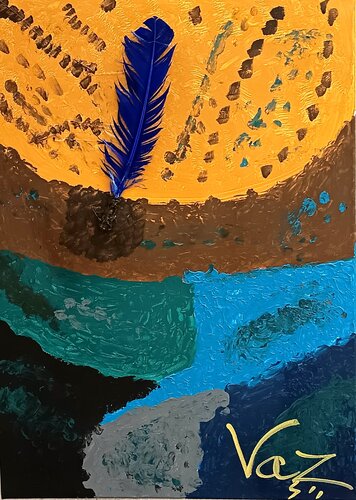 Between Earth and Water by Adolfo Vázquez Burgos, Painting for Sale on Select