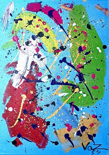 Symphony of Chance by Adolfo Vázquez Burgos, Painting for Sale on Select