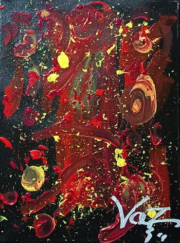 Sangre y Luz by Adolfo Vázquez Burgos, Painting for Sale on Select