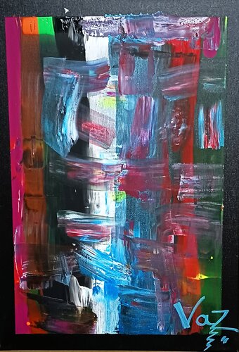 Interferencias by Adolfo Vázquez Burgos, Painting for Sale on Select