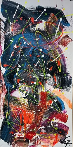Out of control by Adolfo Vázquez Burgos, Painting for Sale on Select