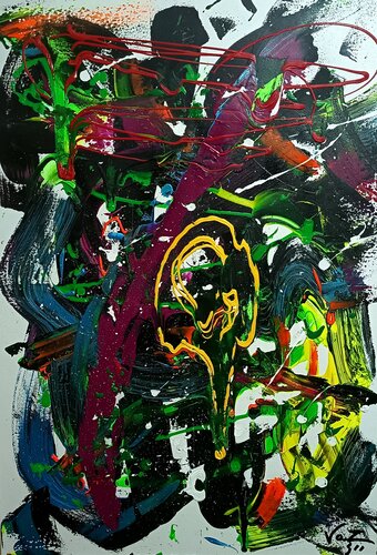 Núcleo Toledano by Adolfo Vázquez Burgos, Painting for Sale on Select