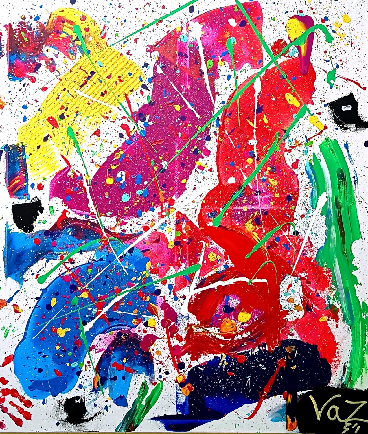 The Beauty of Chaos Adolfo Vázquez Burgos Originalgemälde zu verkaufen