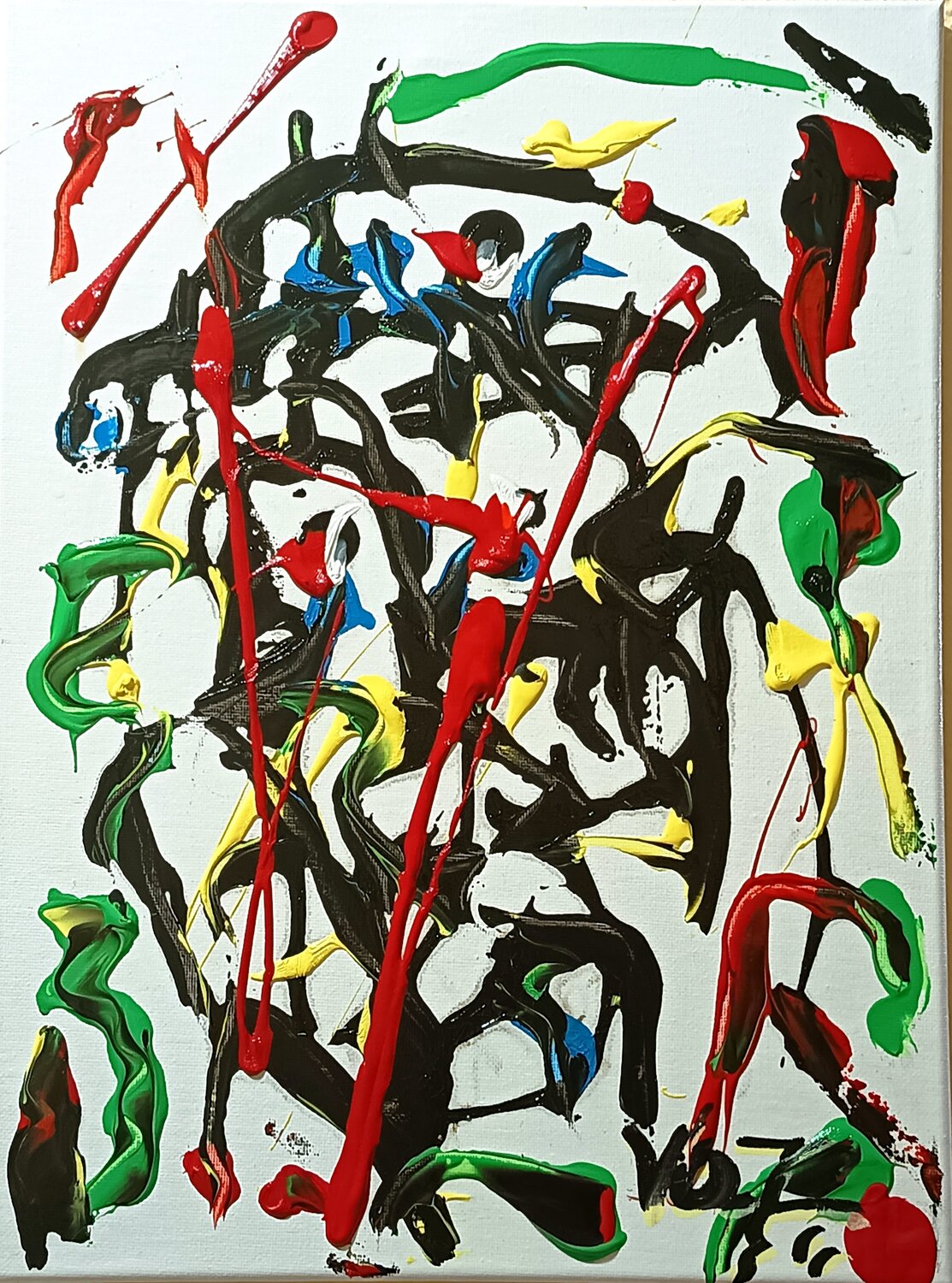 Tensión Primaria Adolfo Vázquez Burgos Original painting for sale