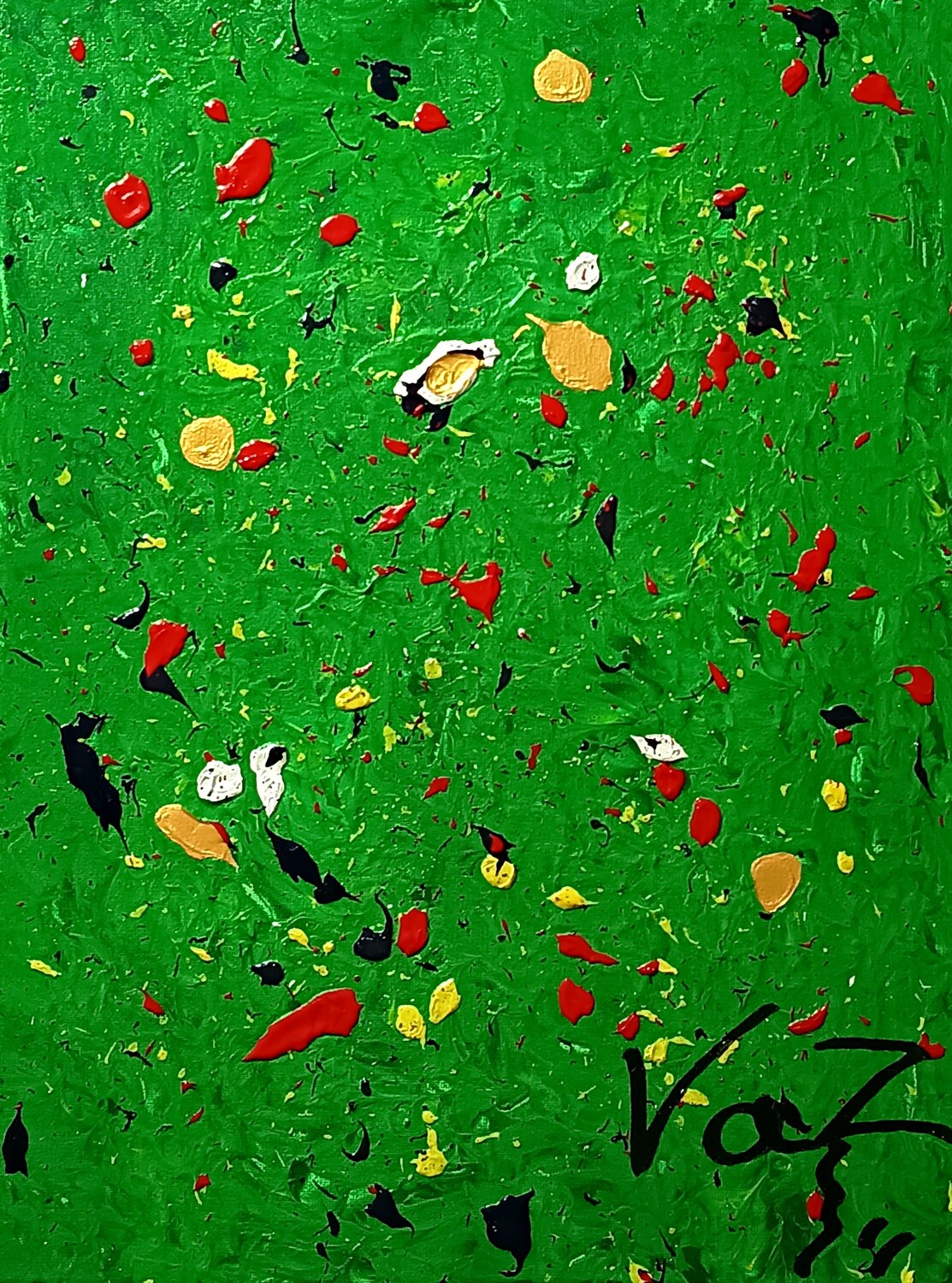 Brotes verdes Adolfo Vázquez Burgos Original painting for sale