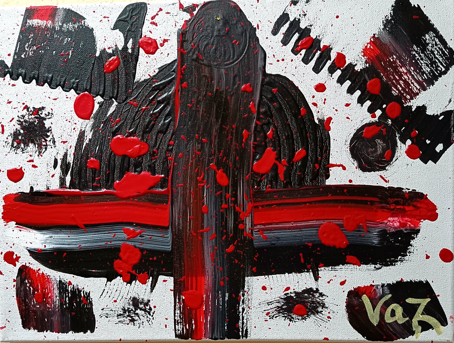 Sombrero de Sombras Adolfo Vázquez Burgos Original painting for sale