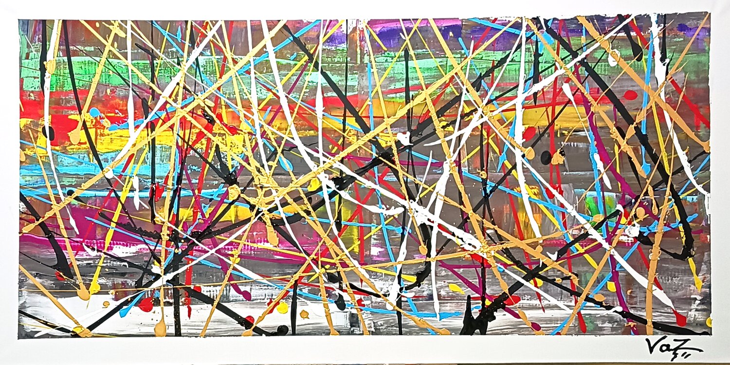 Hilos de vida Adolfo Vázquez Burgos Original painting for sale