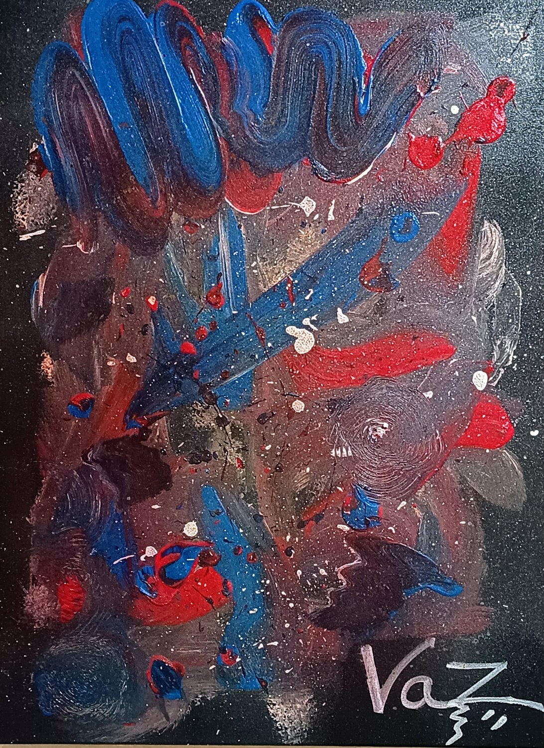 Ecos del vacio Adolfo Vázquez Burgos Original painting for sale