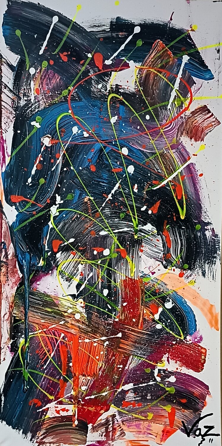 Out of control Adolfo Vázquez Burgos Original painting for sale