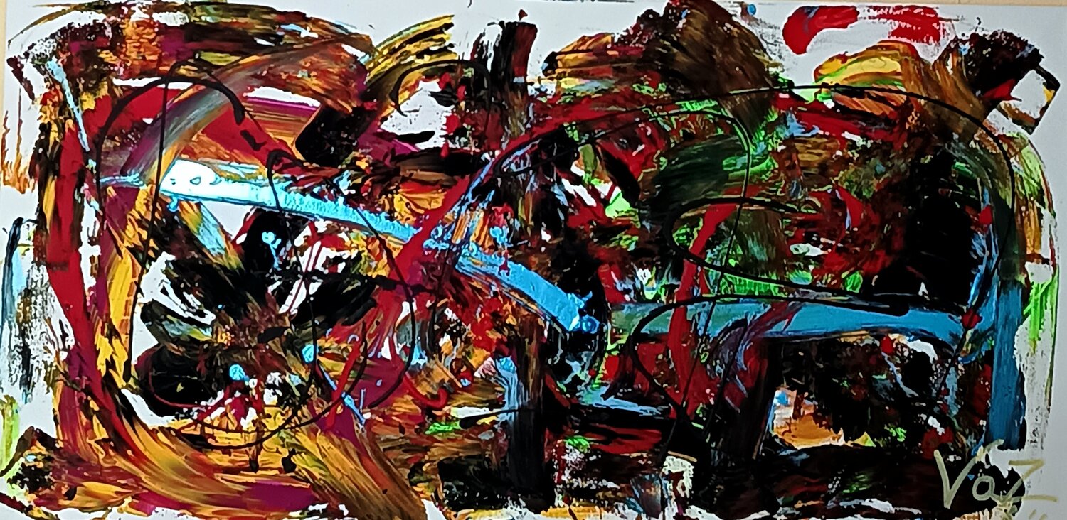 Pulso indómito Adolfo Vázquez Burgos Original painting for sale